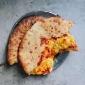 Cheddar Cheese-Stuffed Kulcha